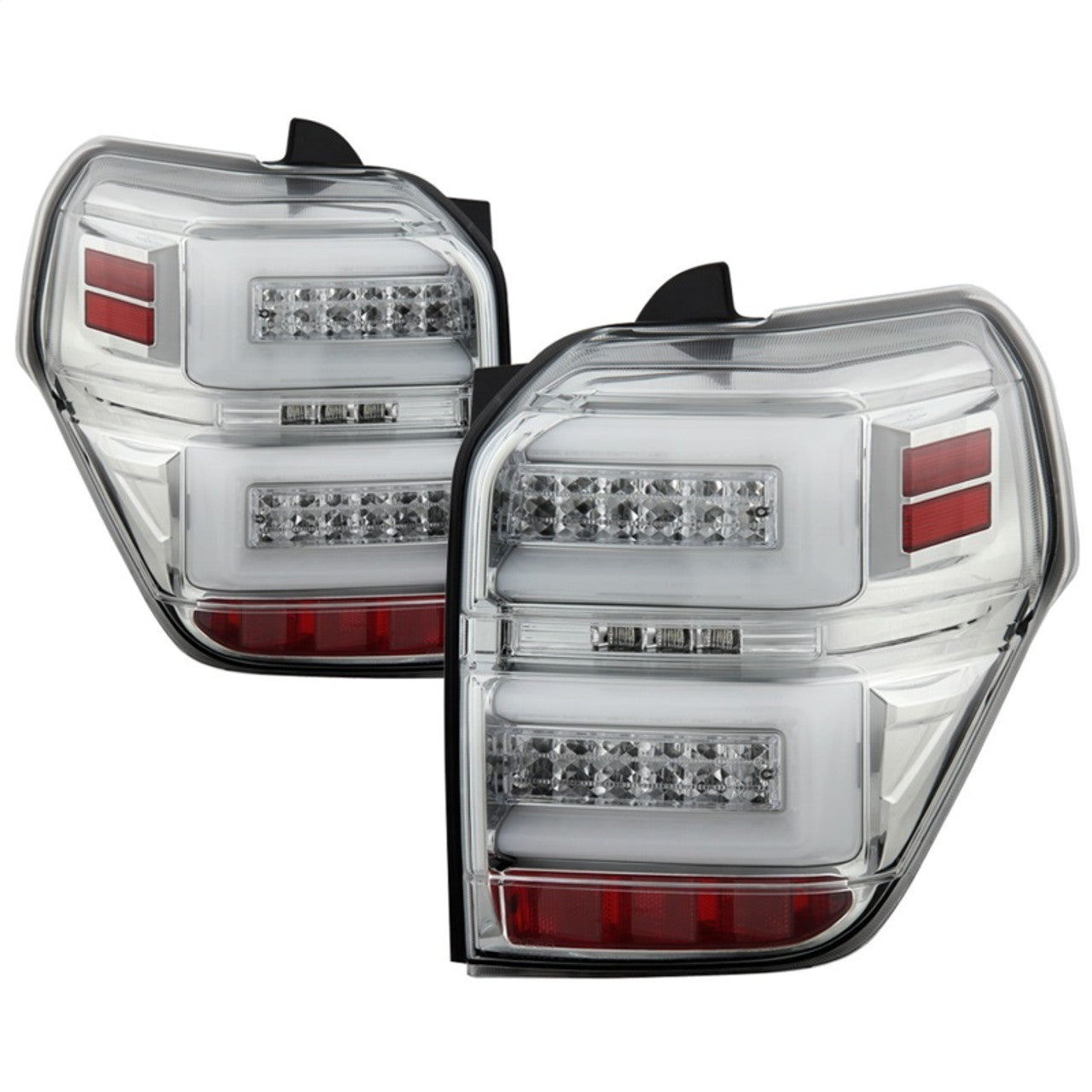 Spyder xTune 07-14 Cadillac Escalade LED DRL Projector Headlights – Chrome