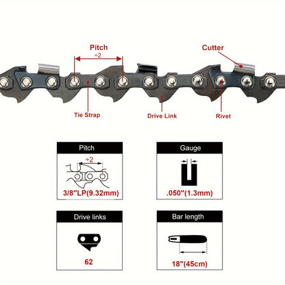 Chainsaw Chain for Husqvarna 18" 3/8 18inch 334T 335XPT