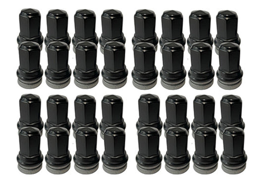 Ford Racing M14 x 1.5 Black Lug Nut - Set of 32 M-1012K-SB