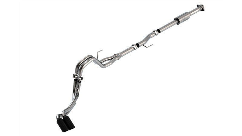 Borla F-150 2021 2.7L/3.5L 4dr CC SB EC STB Lari/King R/Plinum/LTD 3/2.25 DSE CB AK BLK