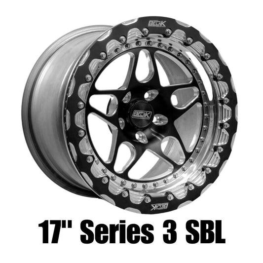 Belak Wheels Belak 17x9.5 / 6.25in BS / 6x135mm BP / High Pad / Series 3 - Single Beadlock Wheel 17096135S36BS-SBL