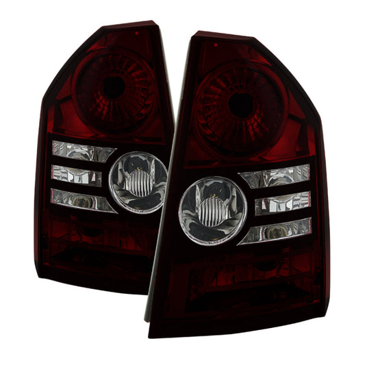 SPYDER Xtune Chrysler 300 2008-2010 OEM Style Tail Lights -Red Smoked ALT-JH-C308-OE-RSM 9033834