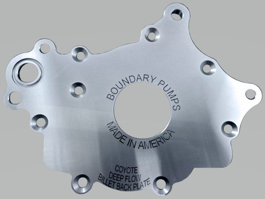 Boundary 2018+ Ford Coyote Mustang GT/F150 V8 Oil Pump Assembly w/Billet Back Plate CM-S1-R2-BBP