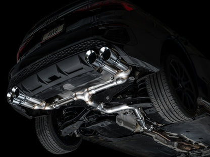 AWE Tuning AWE 22-24 Audi 8Y S3 Track Edition Exhaust  - Chrome Silver Tips 3020-42897