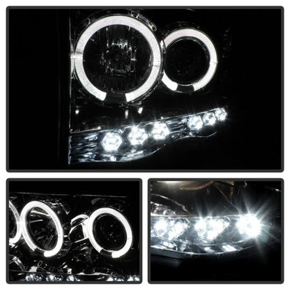 Spyder Dodge Ram 1500 02-05/Ram 2500 03-05 Projector Headlights LED Halo LED Chrm