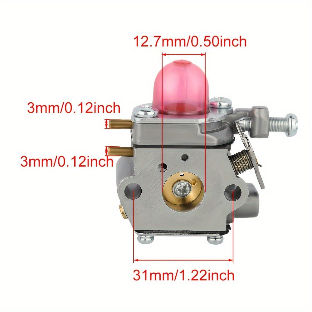 Carburetor for Bolens BL110 String Trimmer — Replaces 753-06190