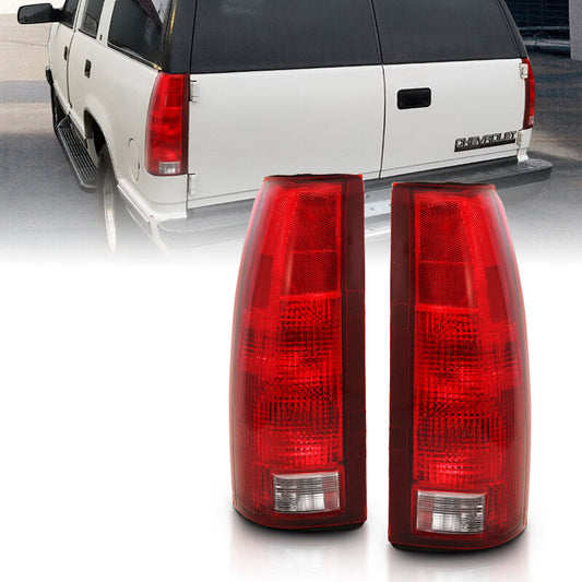 ANZO 1988-1999 Chevy C1500 Taillight Red/Clear Lens w/ Circuit Boardá(OE Replacement)