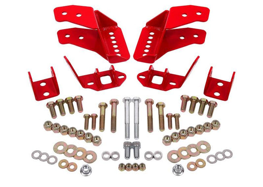 BMR Suspension BMR 78-87 G-Body Coilover Conversion Kit Rear Adjustable Shock Mount Without CAB - Red CCK462R