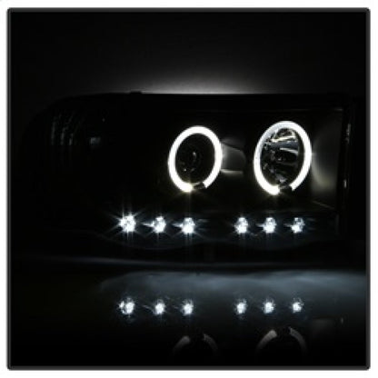 Spyder Dodge Ram 1500 02-05/Ram 2500 03-05 Projector Headlights LED Halo LED Blk