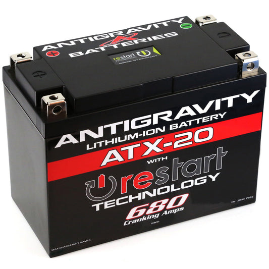 Antigravity Batteries Antigravity YTX20 Lithium Battery w/Re-Start AG-ATX20-RS