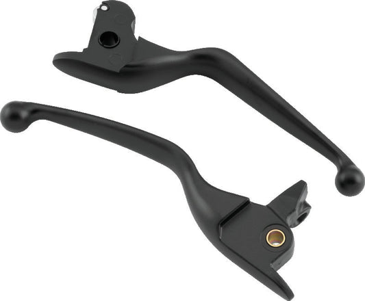 Bikers Choice 14-16 FLH FLT Black Hydraulic Clutch & Brake Lever Set 480629