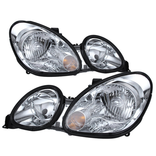 SPYDER Xtune Lexus GS300/GS400/GS430 98-05 Halogen Only Crystal Headlights Chrome HD-JH-LGS98-C 9026928