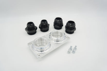 ASE Billet Firewall Plate Dual 16AN Pass Through