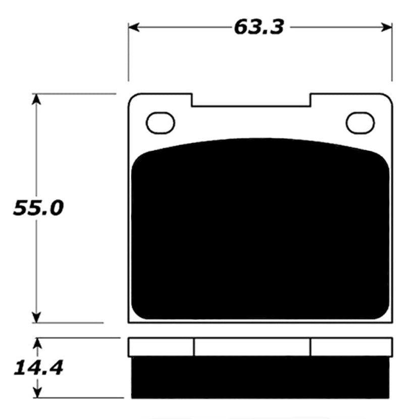 Porterfield Brake Pads for 1977 Triumph Spitfire