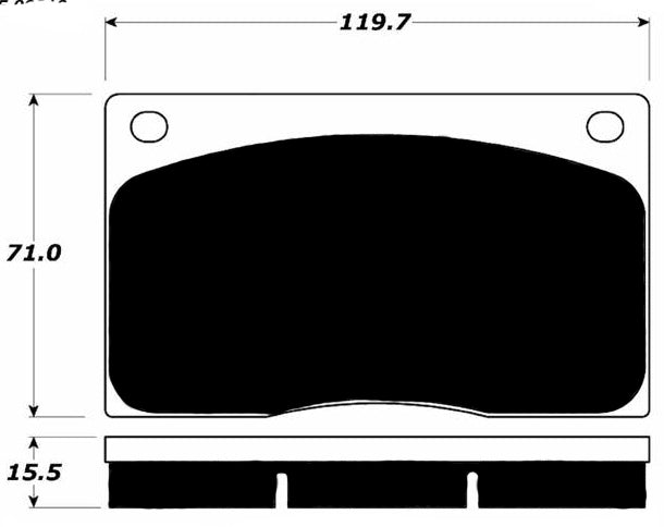 Porterfield Brake Pads for 1976 Jaguar Xjr-S