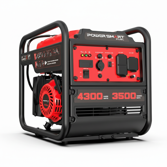 PowerSmart 4300W Open Frame Gas Inverter Generator DB5041