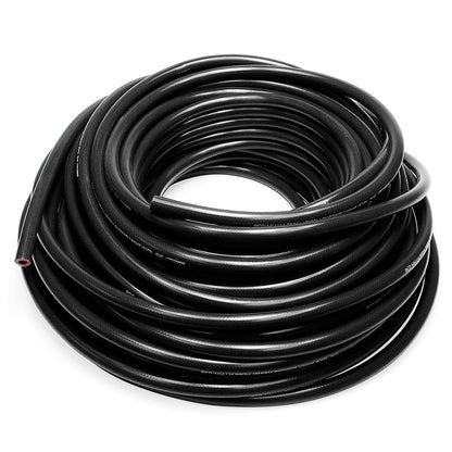 HPS High Temp 1" ID (25mm) Reinforced Silicone Heater Hose Black - 25 Feet