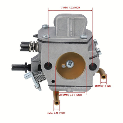 Carburetor for Stihl MS290 MS390 Chainsaw — Replaces 1127-120-0650