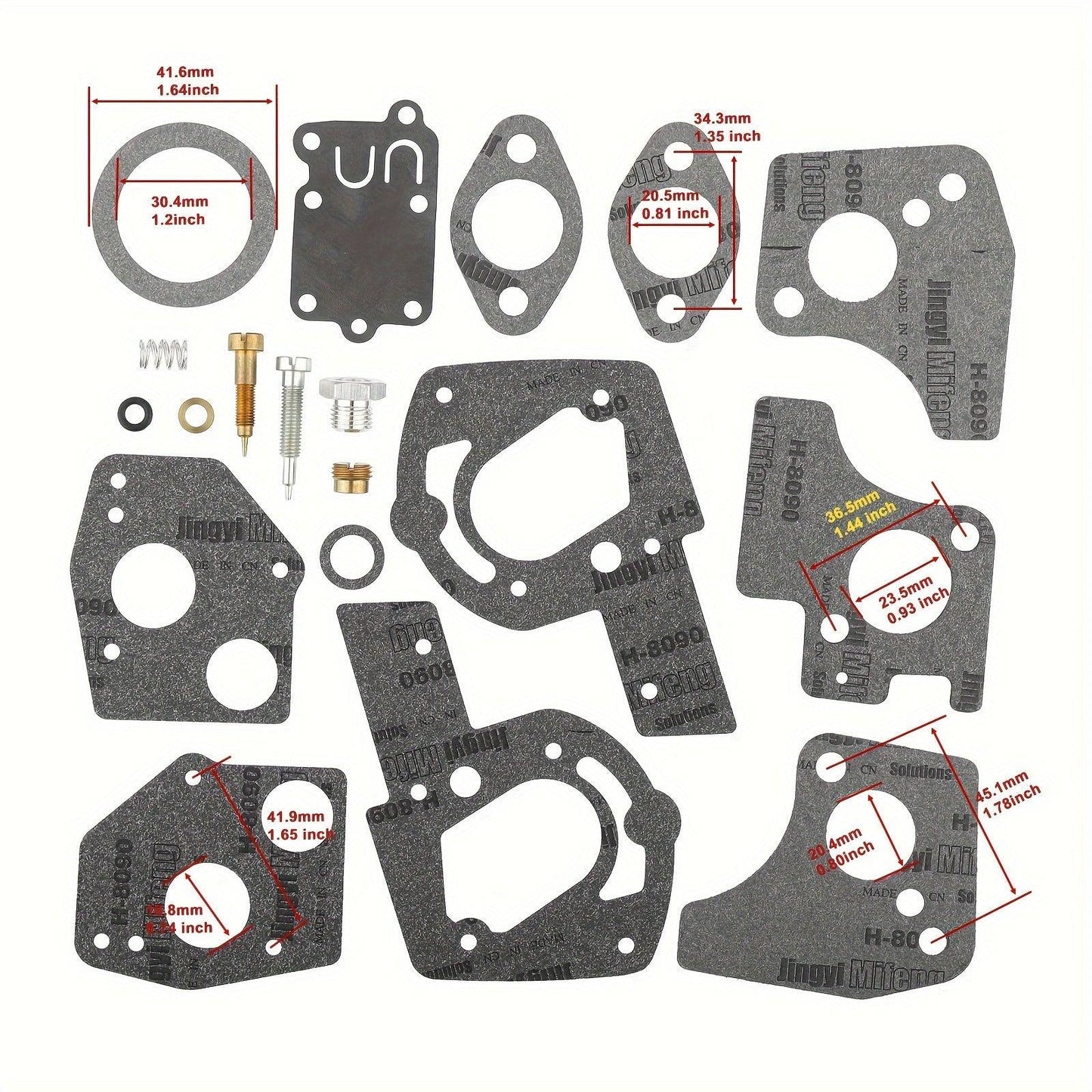 Carburetor Rebuild Kit for Briggs & Stratton 80200 62923 62924 — Replaces 495606