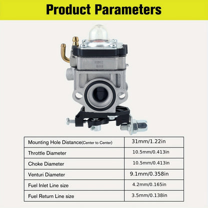 Carburetor for Shindaiwa AH242 AHS242 C242 String Trimmer — Replaces A021002070
