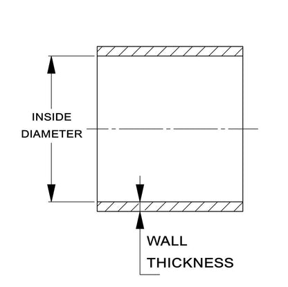HPS 3/8" ID, 1 Foot Length, Silicone Straight Coupler Tube Hose — 129KB