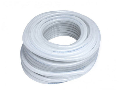HPS High Temp 1/2" ID (13mm) Reinforced Silicone Heater Hose Clear - 100F