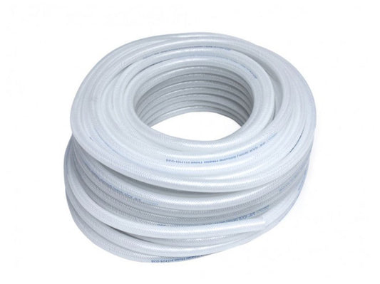 HPS High Temp 5/8" ID (16mm) Reinforced Silicone Heater Hose Clear - 100F