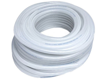 HPS High Temp 1/8" Id (3mm) Reinforced Silicone Braid Clear Hose Tubing