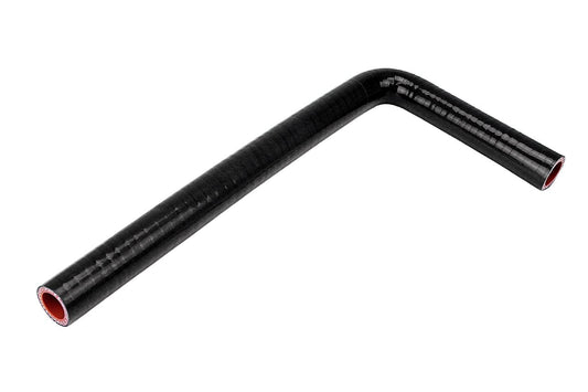 HPS Performance Products HPS 1/2" (13mm) Silicone 90 Degree Elbow Coupler Hose, High Temperature 4-ply Reinforced, Black or Blue