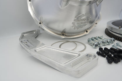 ASE 2JZ 1JZ to 350Z Billet Bell Housing Flywheel Combo