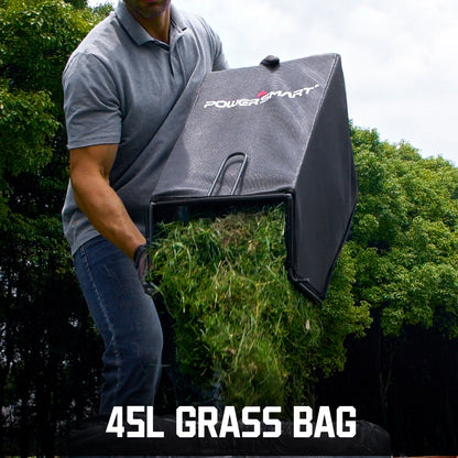 PowerSmart 40V 17" Cordless Push Lawn Mower w/ 4.0Ah Battery & Charger MB2417A