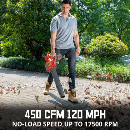 PowerSmart 40V 17'' Cordless Lawn Mower & 40V Leaf Blower Combo Kit MB2480C