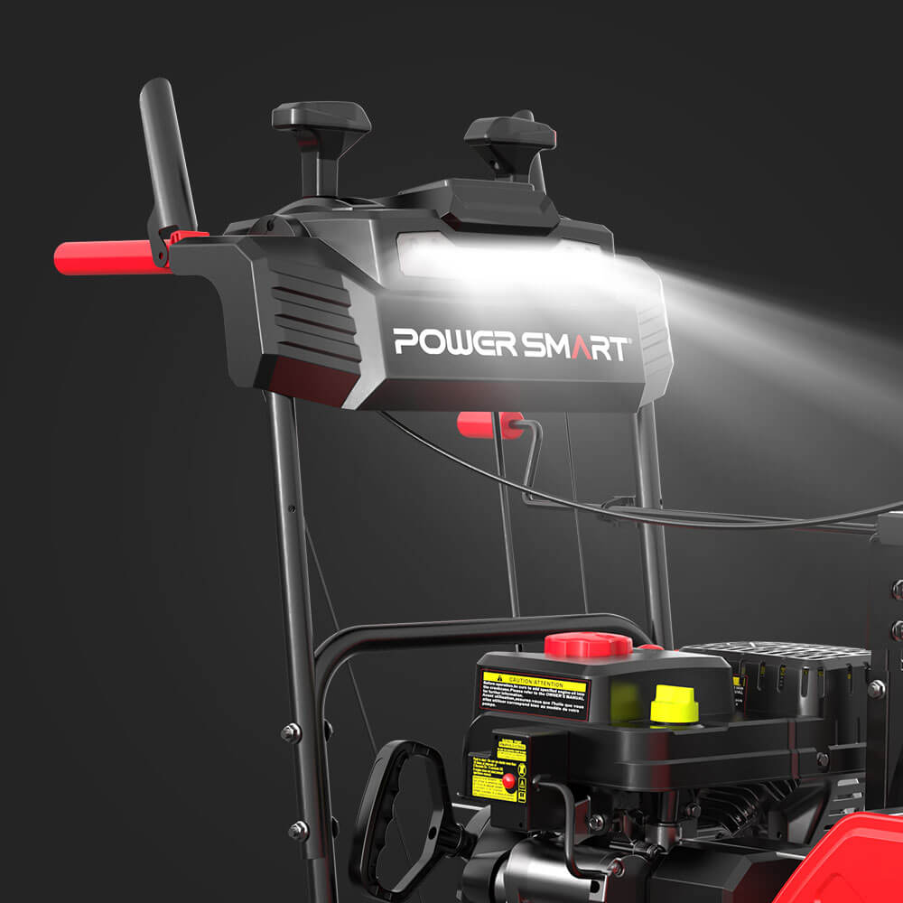 PowerSmart 26'' 252cc Two Stage Self-Propelled Gas Snow Blower w/ Electric