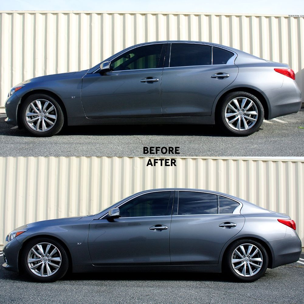 Megan Racing Lowering Springs (Front & Rear) for Infiniti Q50/Q50T 2014+ RWD – SAE 9254