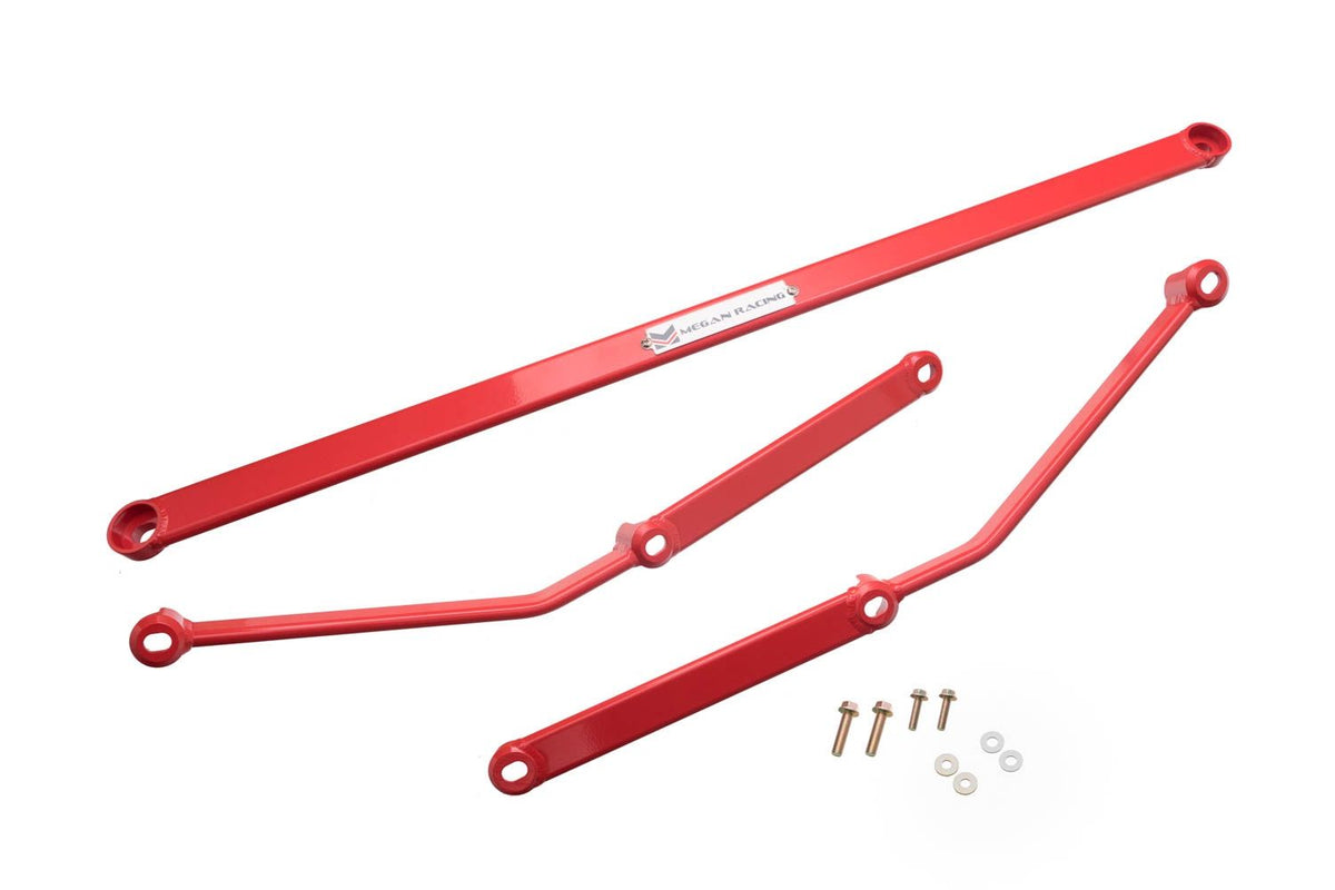 Megan Racing H Bracket Rear Lower for Lexus IS250 2006-2011 Red Sb-Hb-LI06RL-R