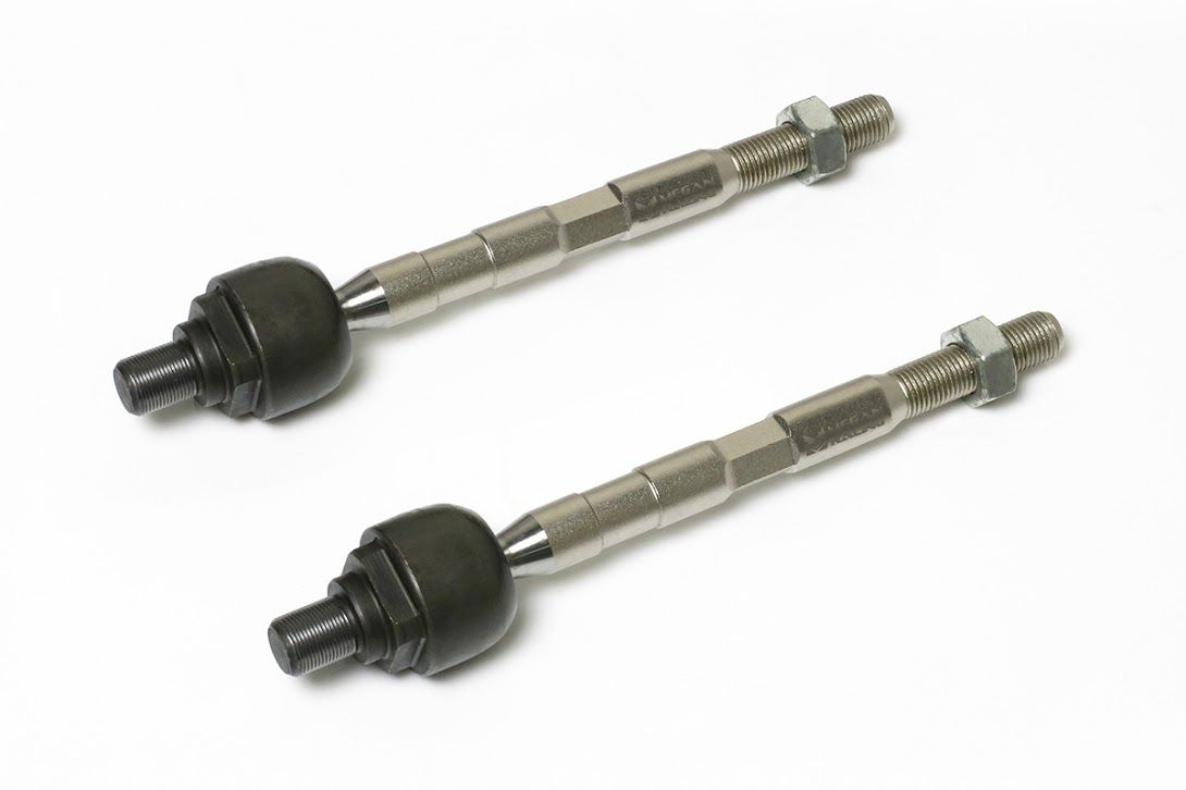 Megan Racing Inner Tie Rods for Nissan 350Z Heat Treated Steel Alloy Built In Spacer