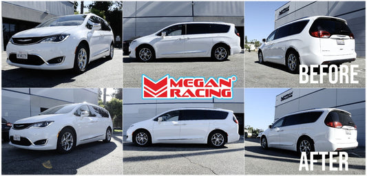 Megan Racing Lowering Springs for Chrysler Pacifica 2017+ FWD - Front Drop 23mm, Rear Drop 22mm MR-LS-CHP17