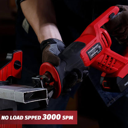 PowerSmart Cordless Reciprocating Saw with 20V 2.0Ah Battery and Charger for