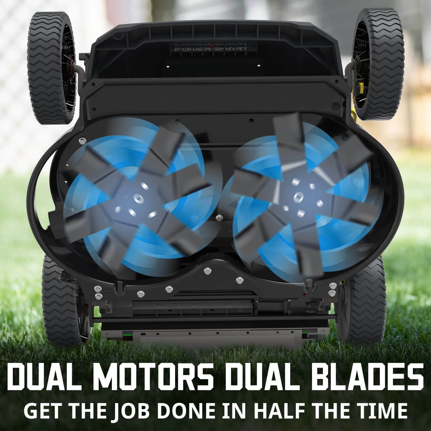 PowerSmart 80V 26" Brushless Cordless Self-Propelled Lawn Mower w/ Battery &