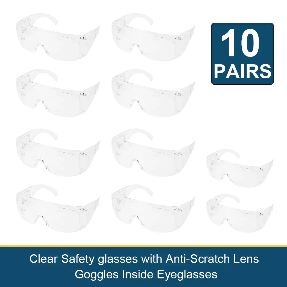 Safety Glasses (10-Pack)