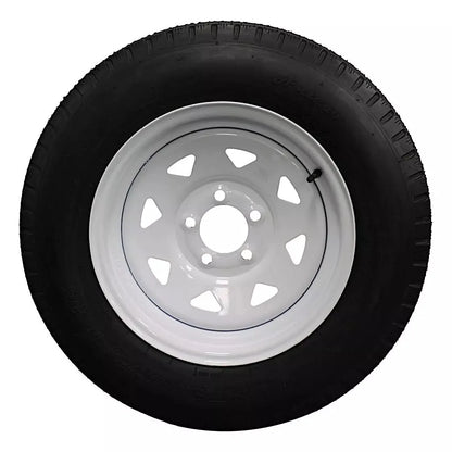 (Set of 4) Antego Tire and Wheel 205/75D15 Highway Terrain – 15.0-Inch Rim