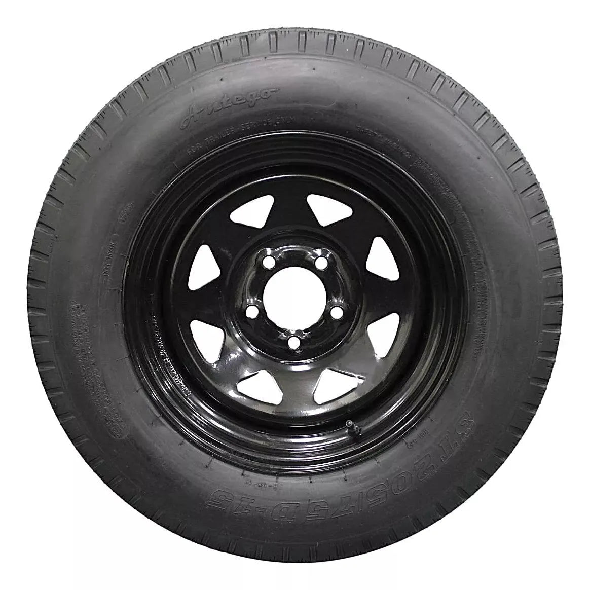 (Single Assembly) Antego Tire and Wheel 205/75D15 Trailer Tire – Reinforced 6-Ply-Ply (4)