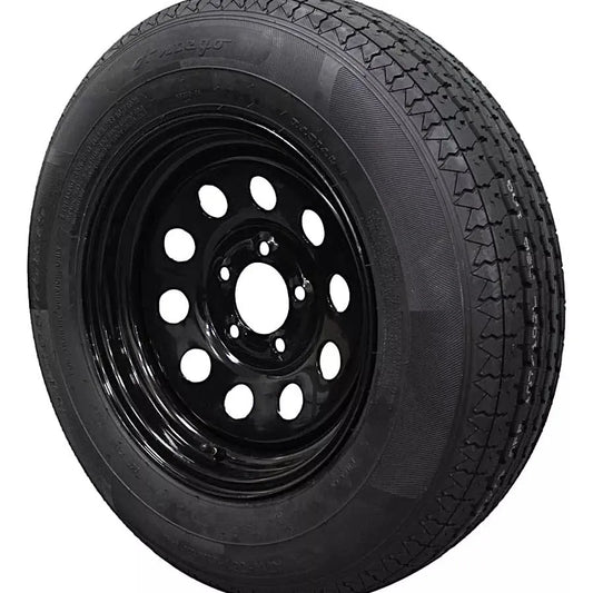 (Set of 2) Antego Tire and Wheel 205/75R15 Highway Terrain Trailer Tire & Wheel –