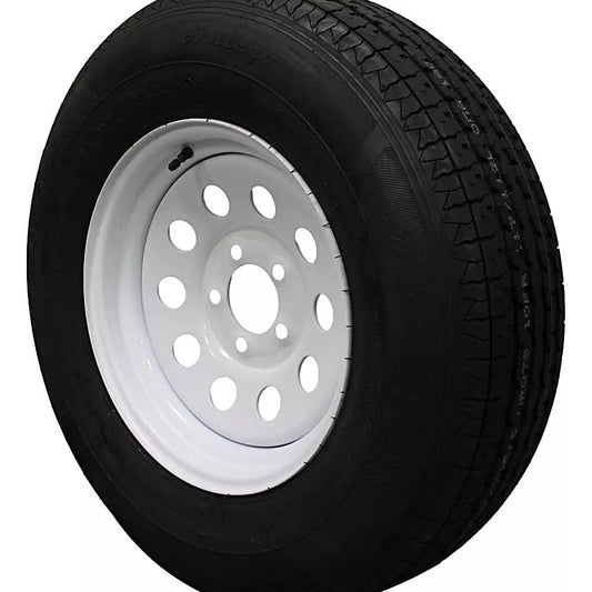 (Set of 4) Antego Tire and Wheel 225/75R15 Trailer Tire – Reinforced 10-Ply-Ply Design