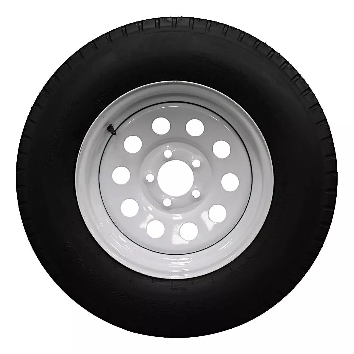 (Set of 4) Antego Tire and Wheel 225/75D15 Highway Terrain Trailer Tire & Wheel –