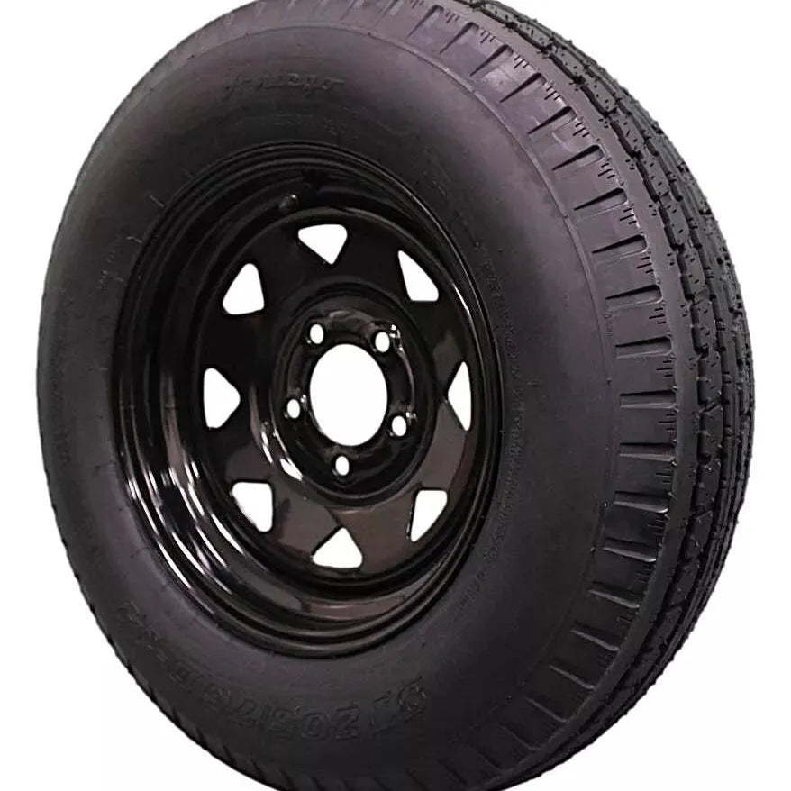 (Set of 4) Antego Tire and Wheel 205/75D14 Highway Terrain Trailer Tire & Wheel – (2)