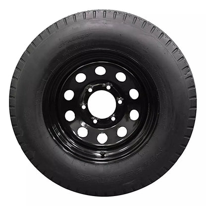 (Set of 4) Antego Tire and Wheel 225/75D15 Trailer Tire – Reinforced 8-Ply-Ply Design
