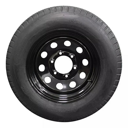 (Single Assembly) Antego Tire and Wheel 205/75D15 Trailer Tire – Reinforced 6-Ply-Ply