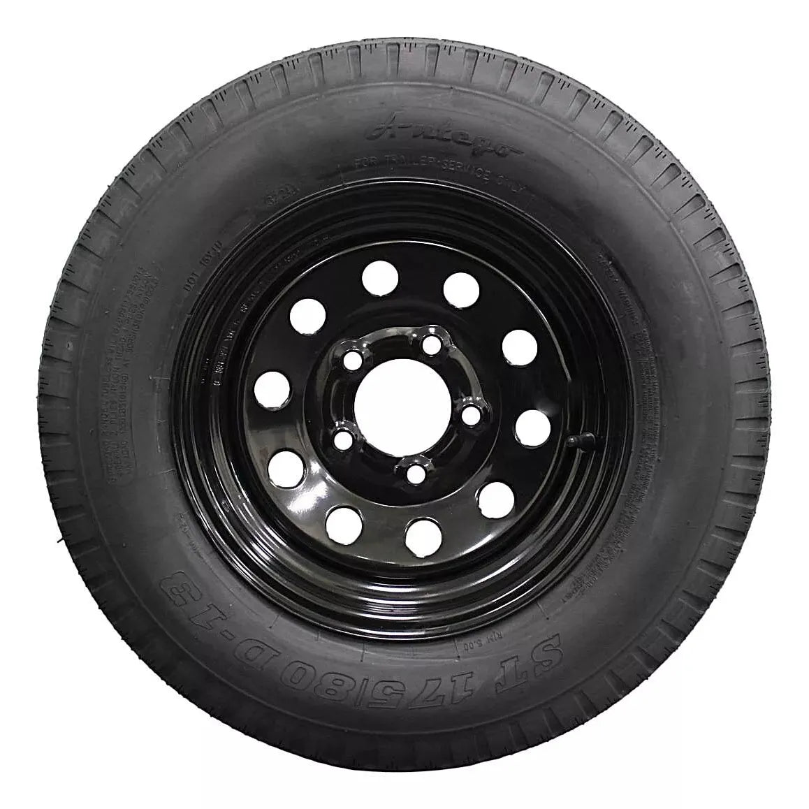 (Set of 4) Antego Tire & Wheel ST175/80D13 Trailer Tires and Rims – Boat, Utility, Cargo
