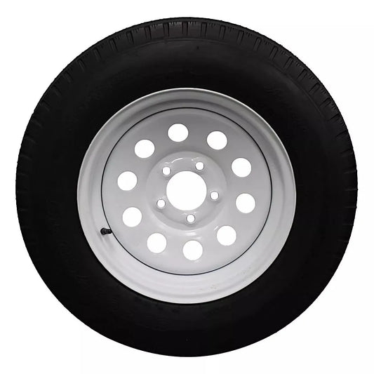(Set of 2) Antego Tire and Wheel 205/75D15 Trailer Tire – Reinforced 6-Ply-Ply Design (2)